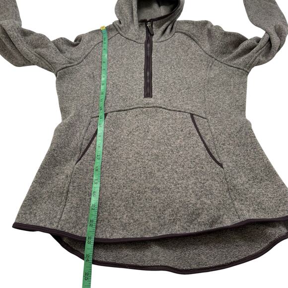 LULULEMON Fleece & Thank You Pullover Smoky Blush Purple Gray Size 6 W3BEGS - Picture 11 of 11